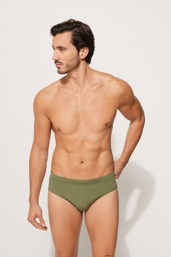 Tezenis Bañador de Slip Básico de Microfibra de Color Liso Superdescuento