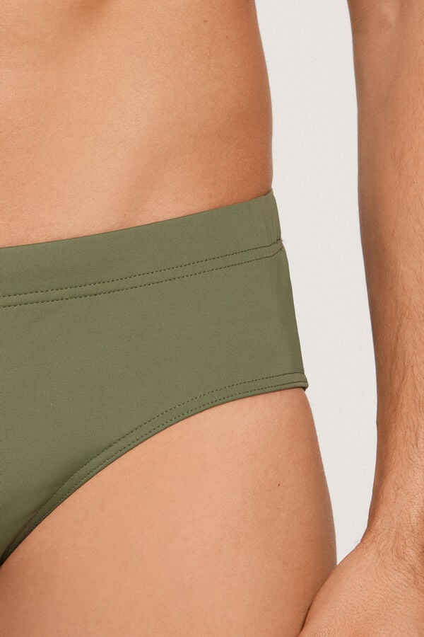 Tezenis Bañador de Slip Básico de Microfibra de Color Liso Superdescuento