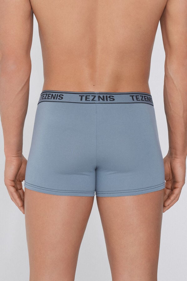 Tezenis Bóxer de Algodón Orgánico con Costuras en Contraste con Logo Tienda de fábrica