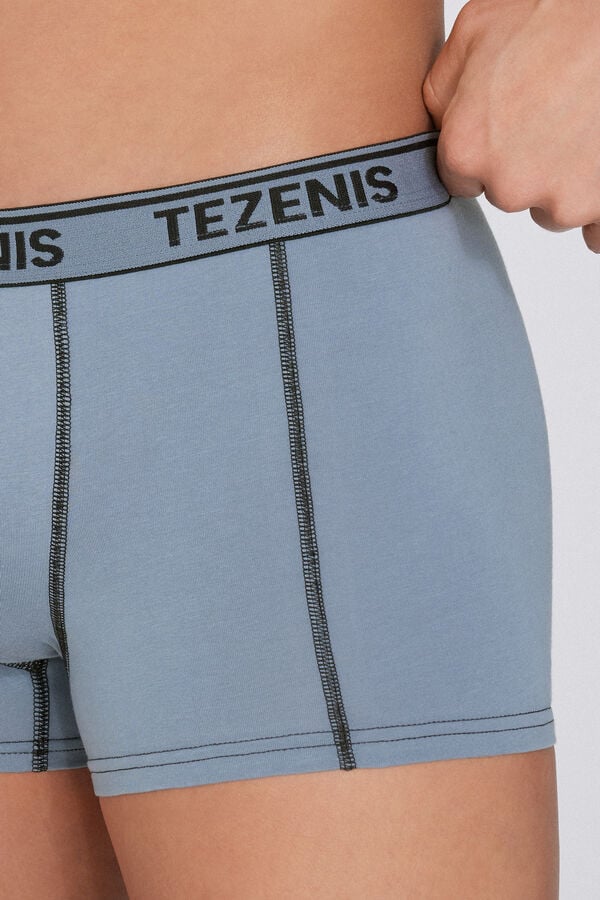 Tezenis Bóxer de Algodón Orgánico con Costuras en Contraste con Logo Tienda de fábrica