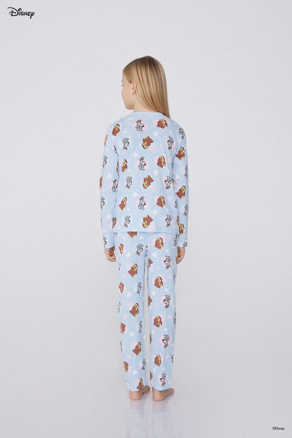 Tezenis Pijama Largo de Algodón con Estampado de Disney de La Dama y el Vagabundo Devoluciones gratuitas