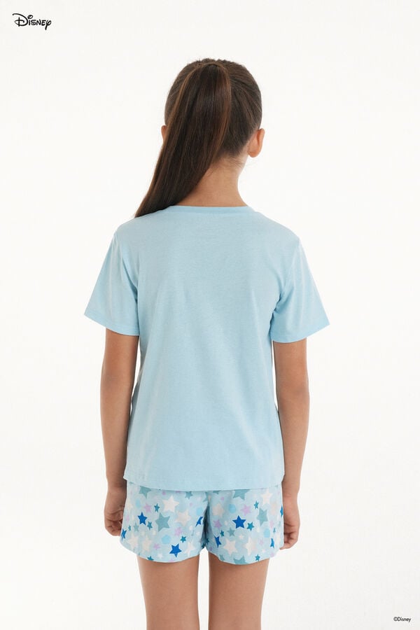 Tezenis Pijama Corto de Algodón con Estampado de Elsa de Frozen Disney Rebajas de fábrica