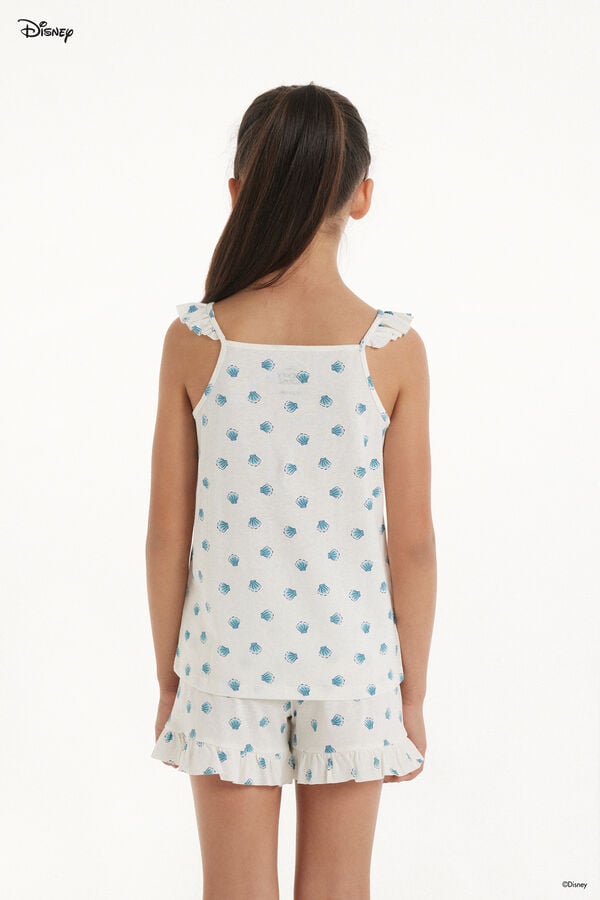 Tezenis Pijama Corto de Algodón con Estampado de Minnie de Disney para Niña Ventas relámpago