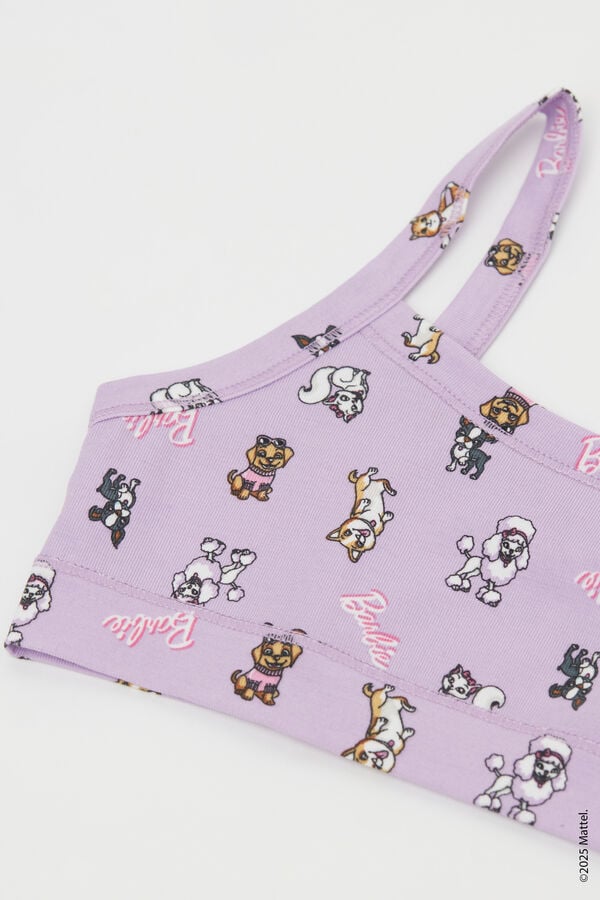 Tezenis Brasier de Algodón Estampado Barbie Niña Rebajas top
