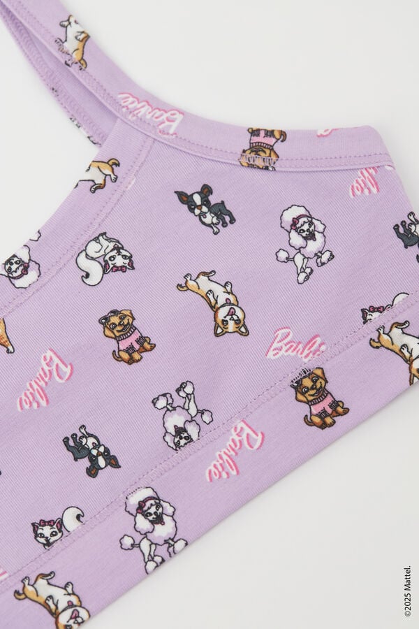 Tezenis Brasier de Algodón Estampado Barbie Niña Rebajas top