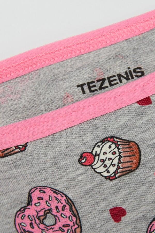 Tezenis Culotte Basic de Algodón Estampado para Niña Envío gratis