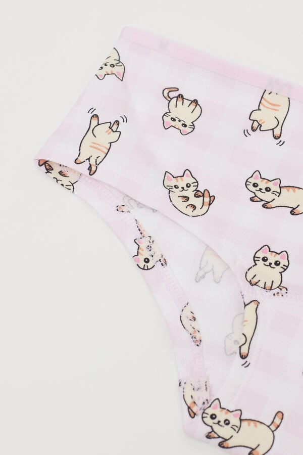 Tezenis Culotte Basic de Algodón Estampado para Niña ÚLTIMAS EDICIONES