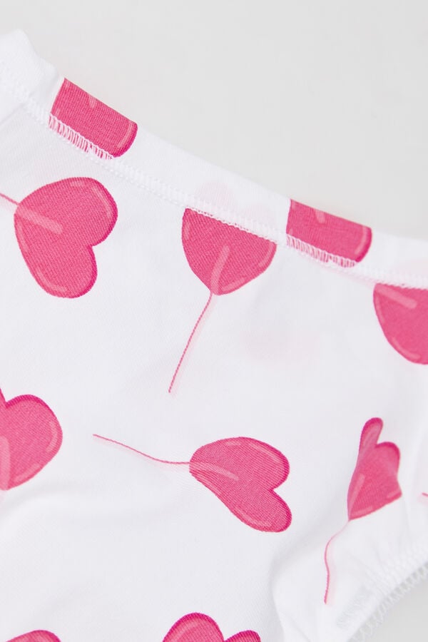 Tezenis Braguitas Basic de Algodón Estampado para Niña Precio de fábrica