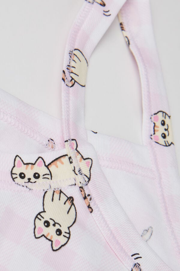 Tezenis Brasier Niña Basic de Algodón Estampado Oferta especial de fábrica