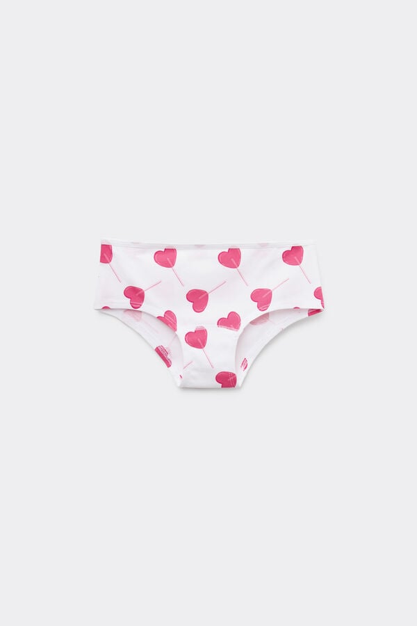 Tezenis Culotte Basic de Algodón Estampado para Niña Promoción trimestral
