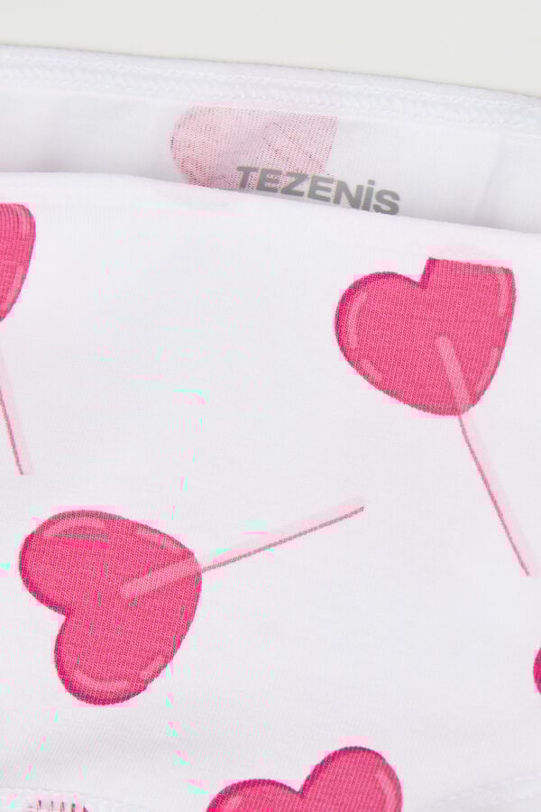 Tezenis Culotte Basic de Algodón Estampado para Niña Promoción trimestral