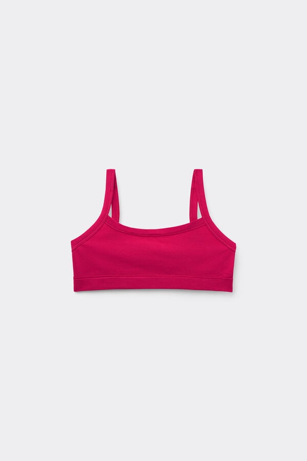 Tezenis Top sujetador básico en algodón para niña
