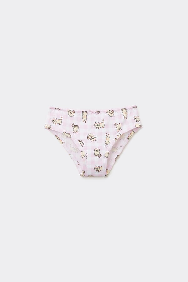 Tezenis Braguitas Basic de Algodón Estampado para Niña Superdescuento