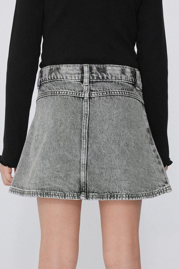 Tezenis Minifalda Denim con Parche de Estrella Niña Libre de impuestos