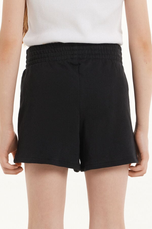 Tezenis Pantalón Corto de Felpa de Algodón Básico para Niña Outlet
