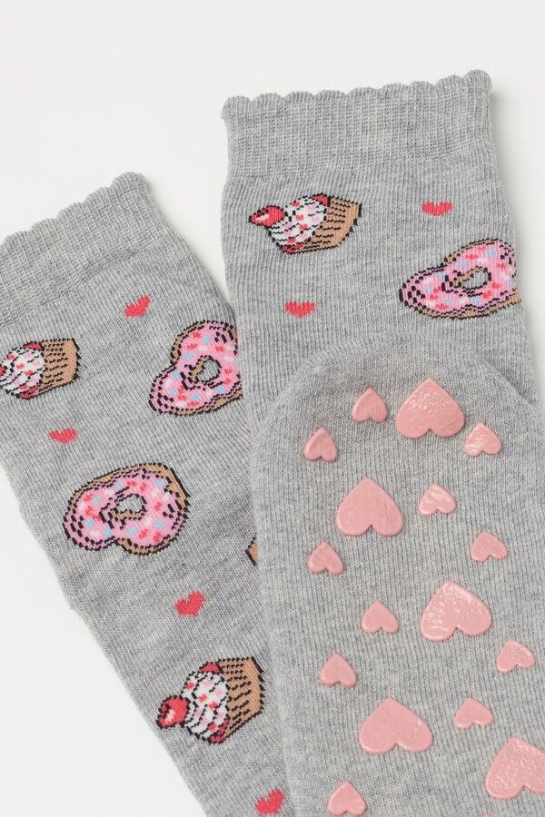 Tezenis Calcetines Antideslizantes Algodón Ligero Estampado para Niña Oferta especial