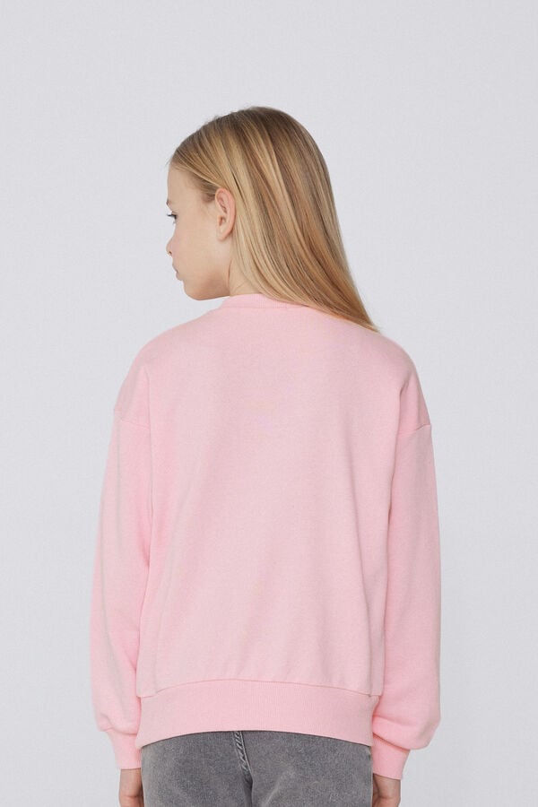 Tezenis Sudadera con Cuello Redondo y Parche Niña Oferta especial de fábrica