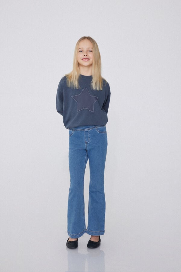Tezenis Pantalones Largos de Denim Modelo Recto Superdescuento