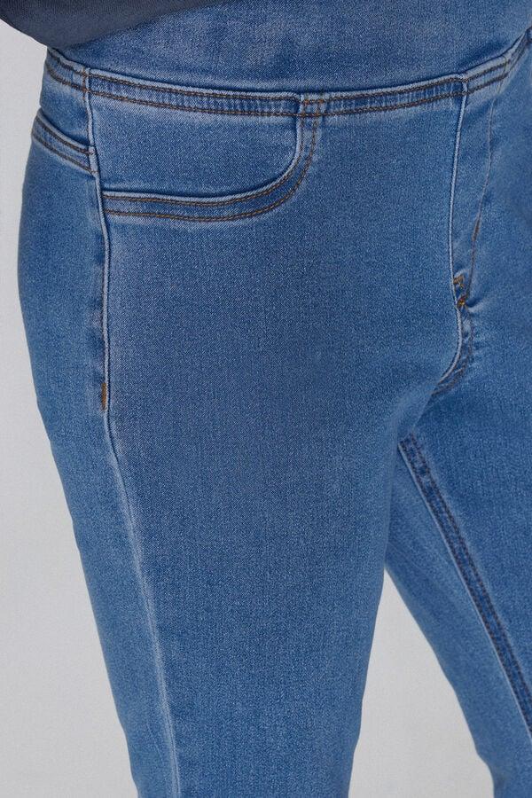 Tezenis Pantalones Largos de Denim Modelo Recto Superdescuento