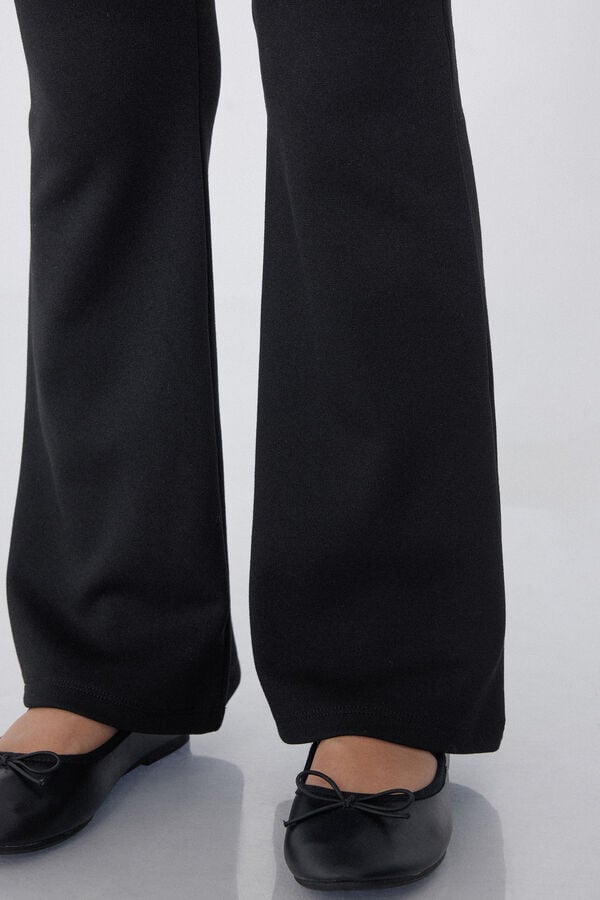 Tezenis Pantalones Largos Flare Punto Milano Ahorra y exporta