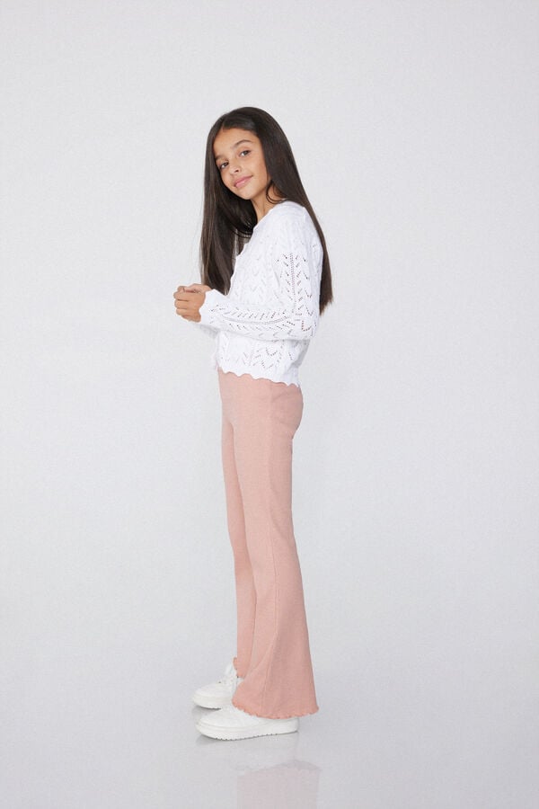 Tezenis Leggings Acampanados de Canalé para Niña Última moda