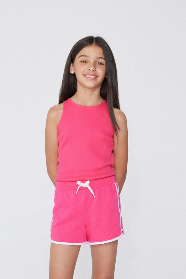 Tezenis Camiseta de Tirantes Anchos de Canalé para Niña Grandes ahorros