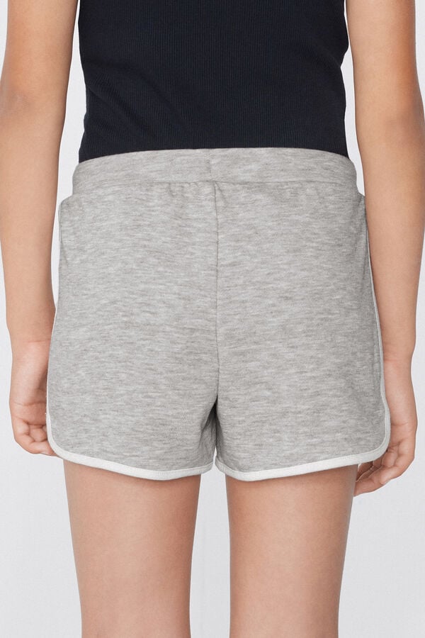 Tezenis Shorts Felpa Algodón Ribetes Niña Rebajas de fin de temporada