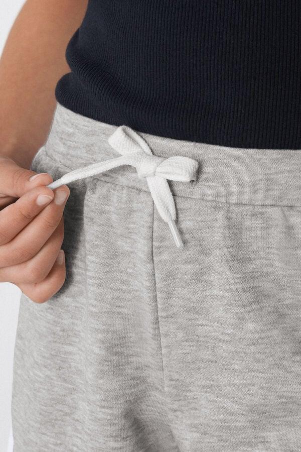 Tezenis Shorts Felpa Algodón Ribetes Niña Rebajas de fin de temporada