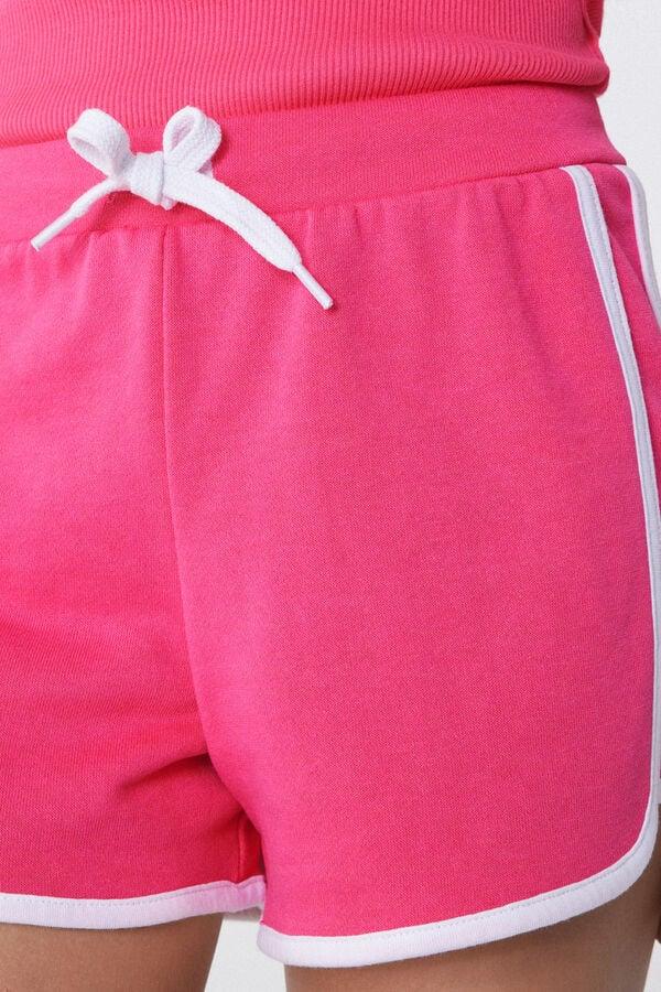 Tezenis Shorts Felpa Algodón Ribetes Niña Precio ultrabajo