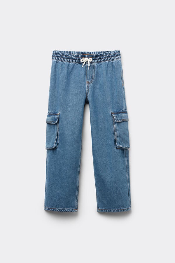 Tezenis Vaqueros Cargo con Cordón Niño