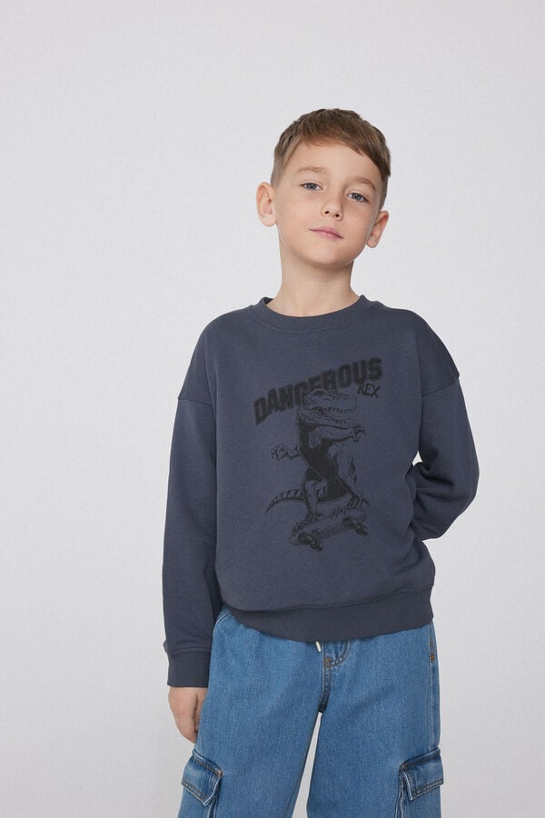 Tezenis Sudadera Manga Larga con Estampado para Niño Liquidación