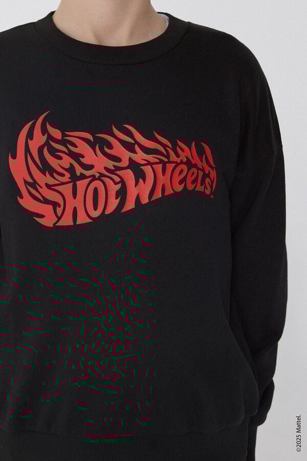 Tezenis Sudadera Manga Larga con Estampado Hot Wheels para Niño Precio de fábrica