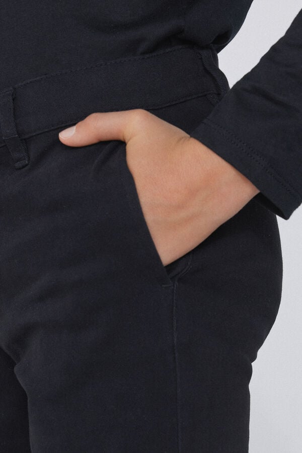 Tezenis Pantalones Chinos de Algodón Elástico Promoción trimestral