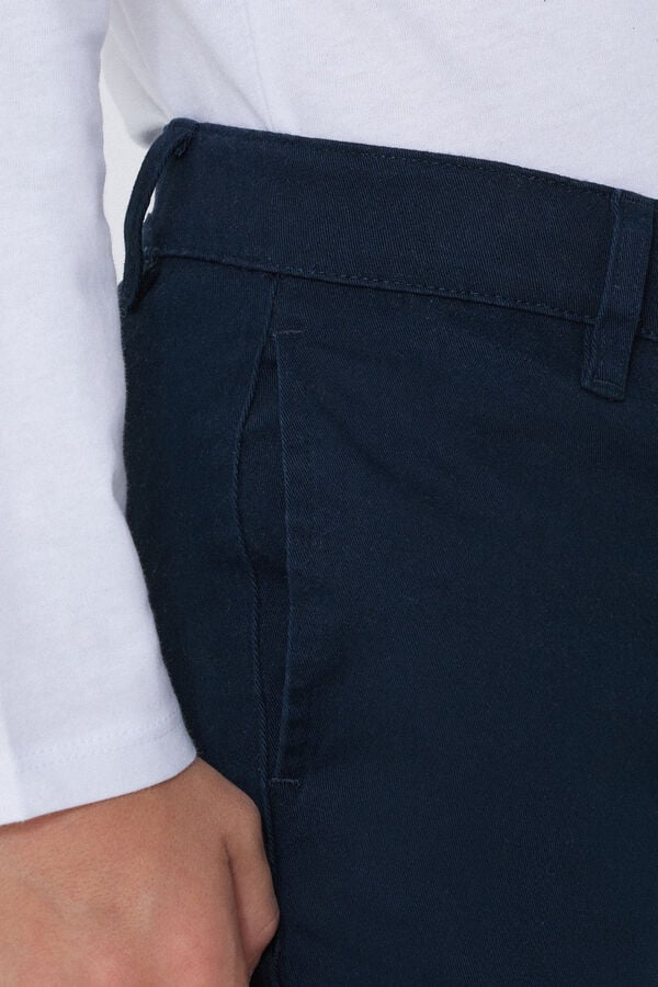 Tezenis Pantalones Chinos de Algodón Elástico Solo queda un día