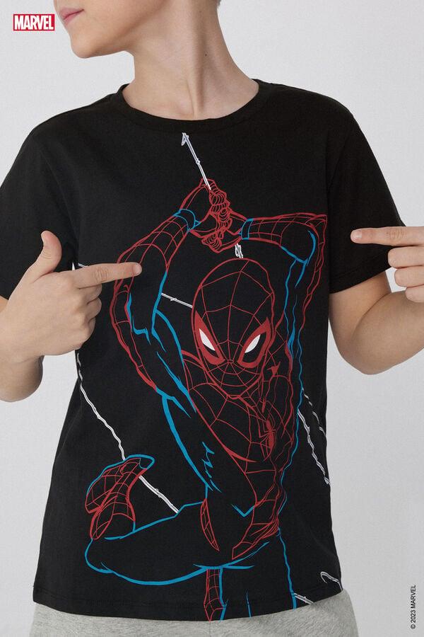 Tezenis Pijama Corto de Algodón con Estampado Spider-Man Tienda de fábrica