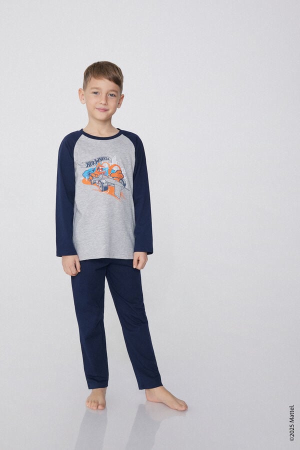 Tezenis Pijama Largo Algodón Estampado Hot Wheels para Niño En oferta