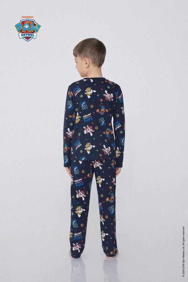 Tezenis Pijama Largo Algodón Estampado Paw Patrol Niño Descuentos del mes