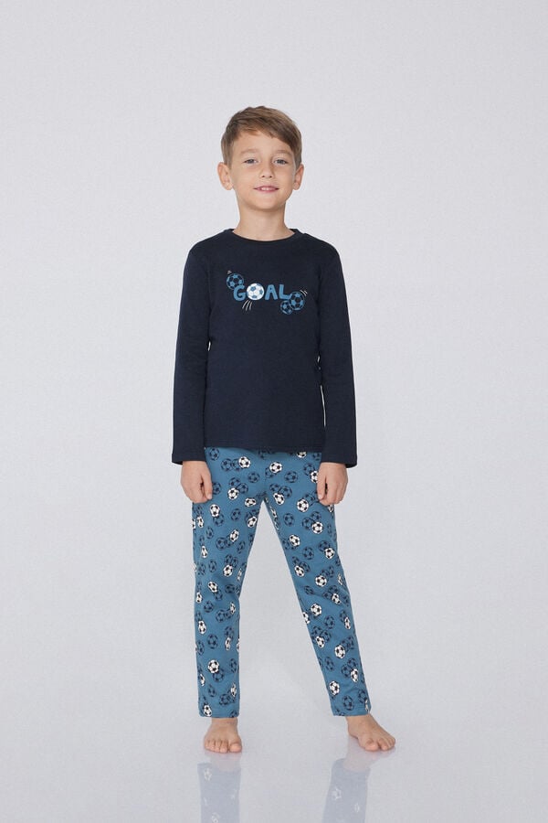Tezenis Pijama Largo Algodón Grueso Gol Outlet online