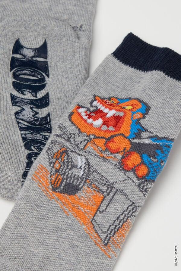 Tezenis Calcetines Antideslizantes Cortos Estampado Hot Wheels para Niño En oferta