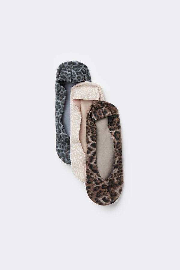Tezenis 3 Pares de Calcetines Invisibles de Algodón Sin Costuras para Mujer