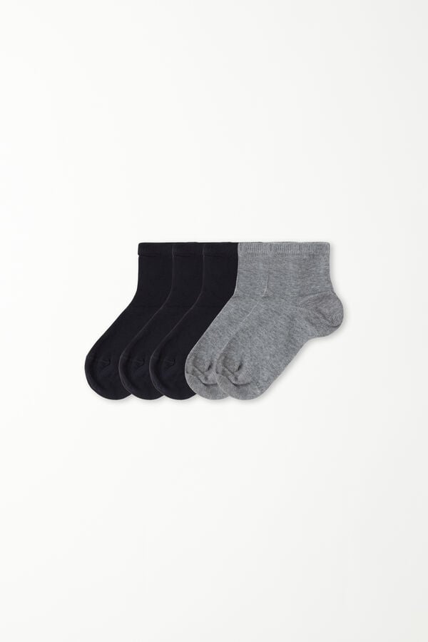 Tezenis Pack 5 calcetines cortos algodón unisex para niños