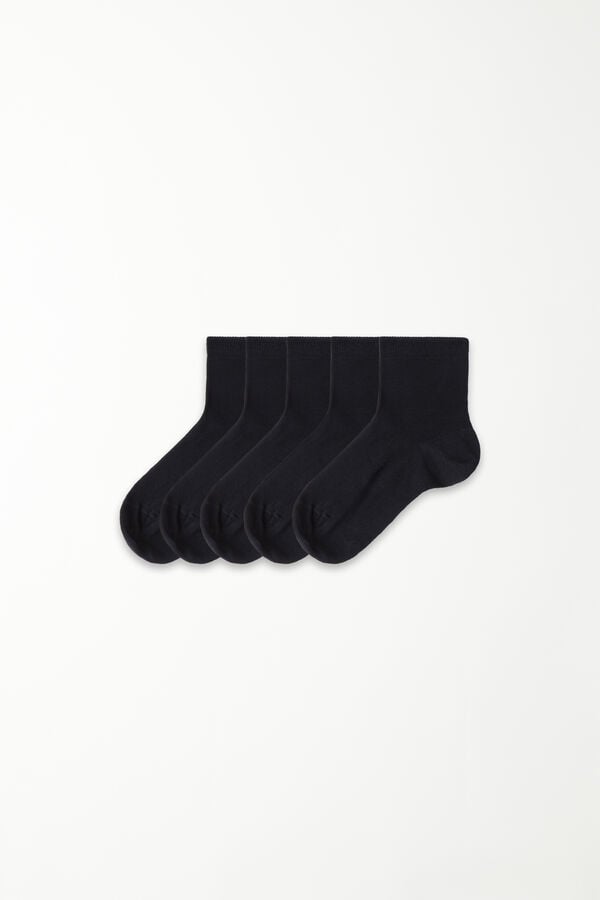 Tezenis Pack 5 calcetines cortos algodón unisex para niños