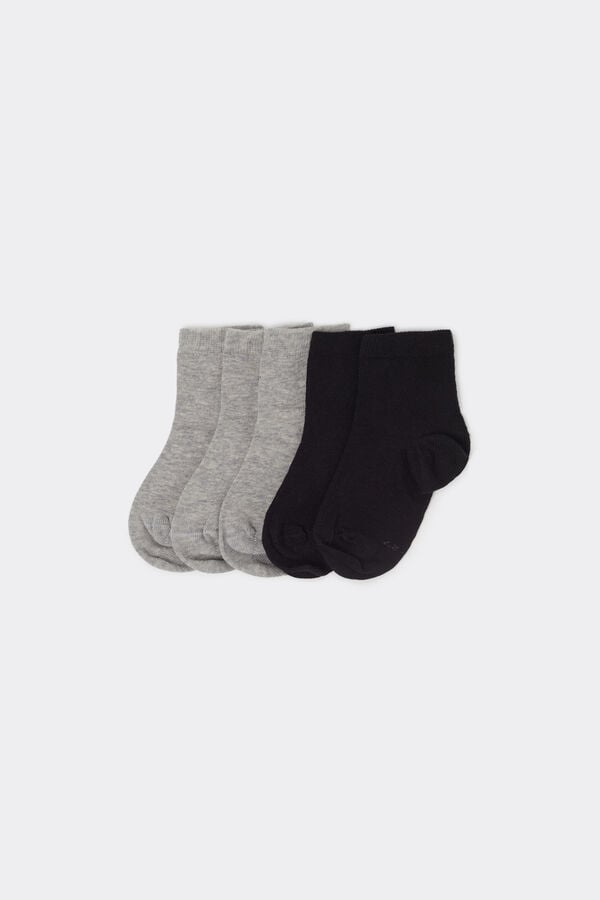 Tezenis Pack 5 calcetines cortos algodón unisex para niños