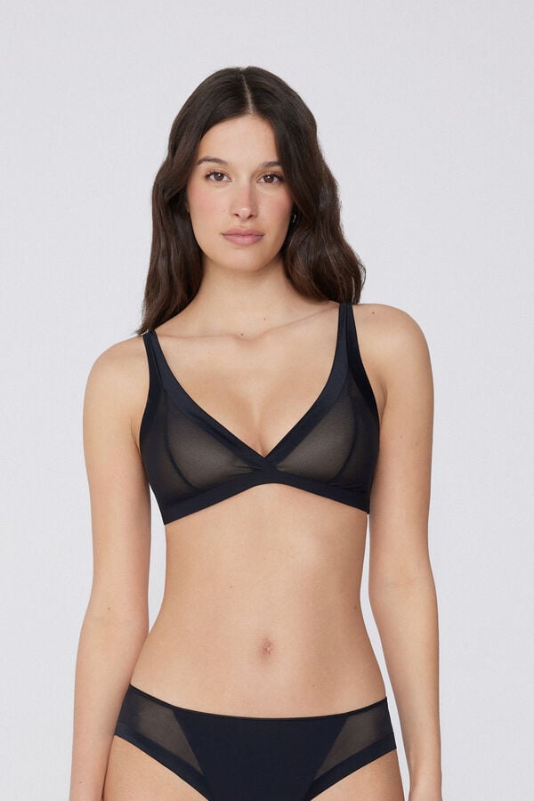 Tezenis Sujetador triangular con relleno ligero de tul Havana Essential Último día