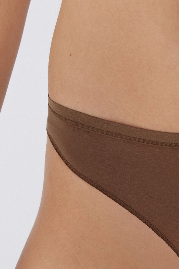 Tezenis Brasileña en Algodón Orgánico Color Sólido Liquidación