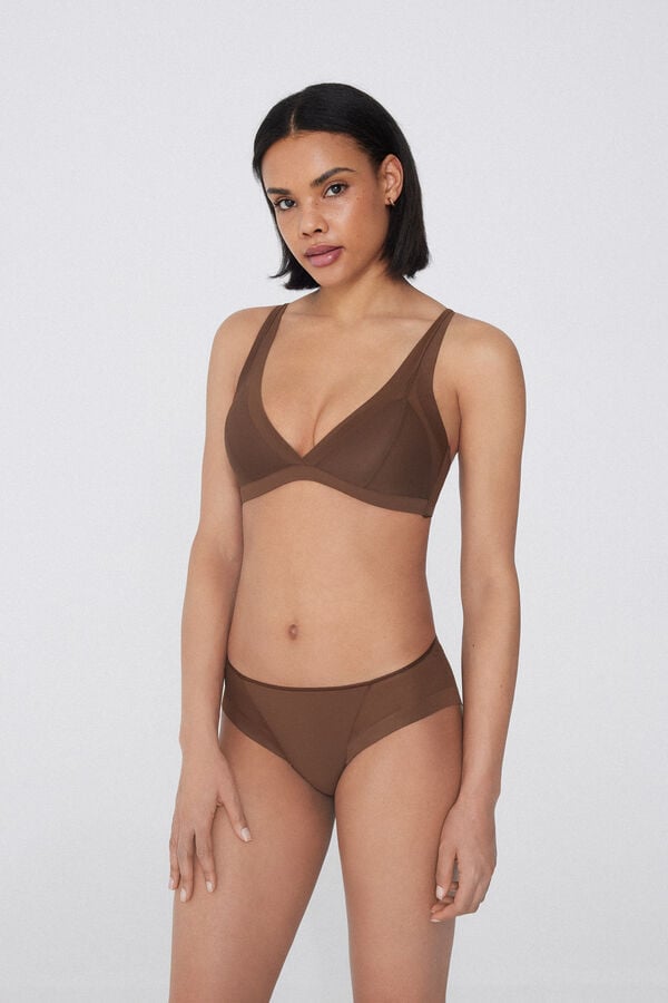 Tezenis Sujetador triangular con relleno ligero de tul Havana Essential Envío internacional gratuito