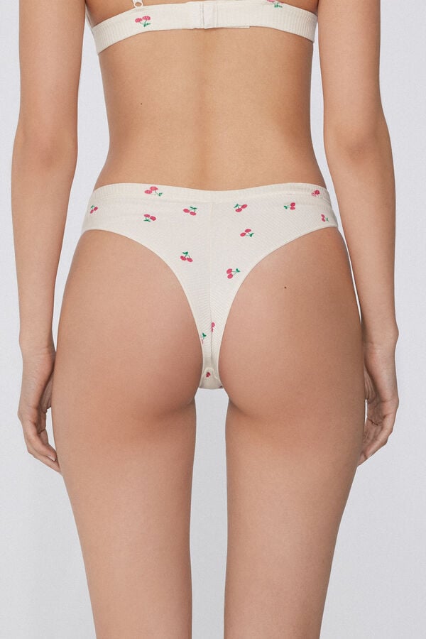 Tezenis Braguita Brasileña Algodón Comfy Rib Limitado a 3 días