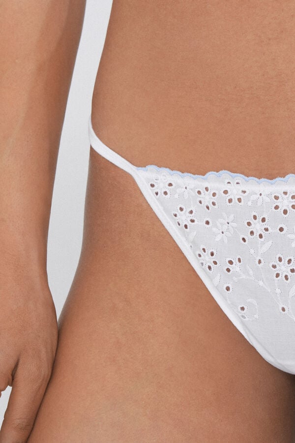 Tezenis Tanga Tira Lateral Fina de Algodón Fairy Princess Ahorra y exporta