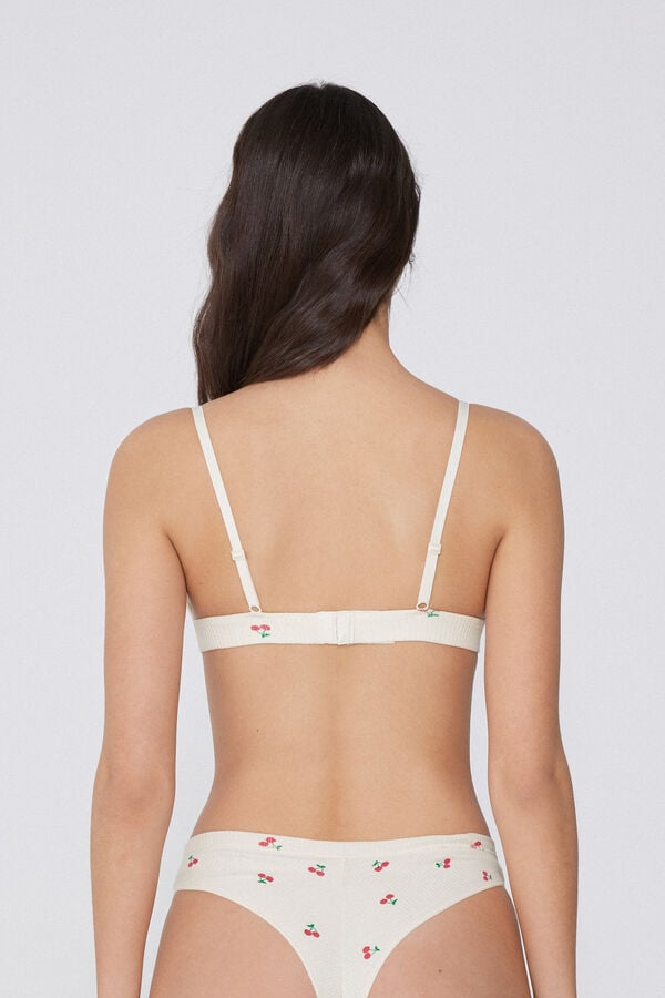Tezenis Sujetador Triángulo Algodón Lisbon Comfy Rib Precios de Black Friday