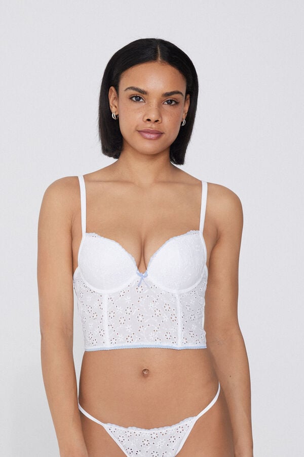 Tezenis Sujetador Tipo Top Push-Up Con Relleno Algodón Fairy Princess Descuentos del mes
